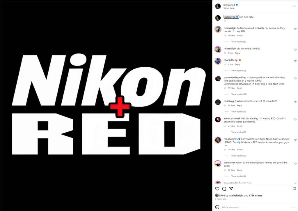 Nikon aquires RED